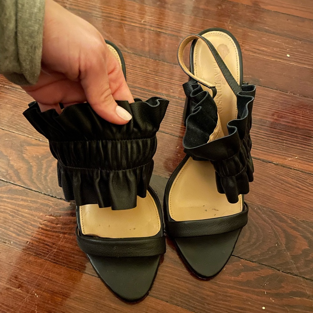 Ulla Johnson Black Leather Women’s Shoes